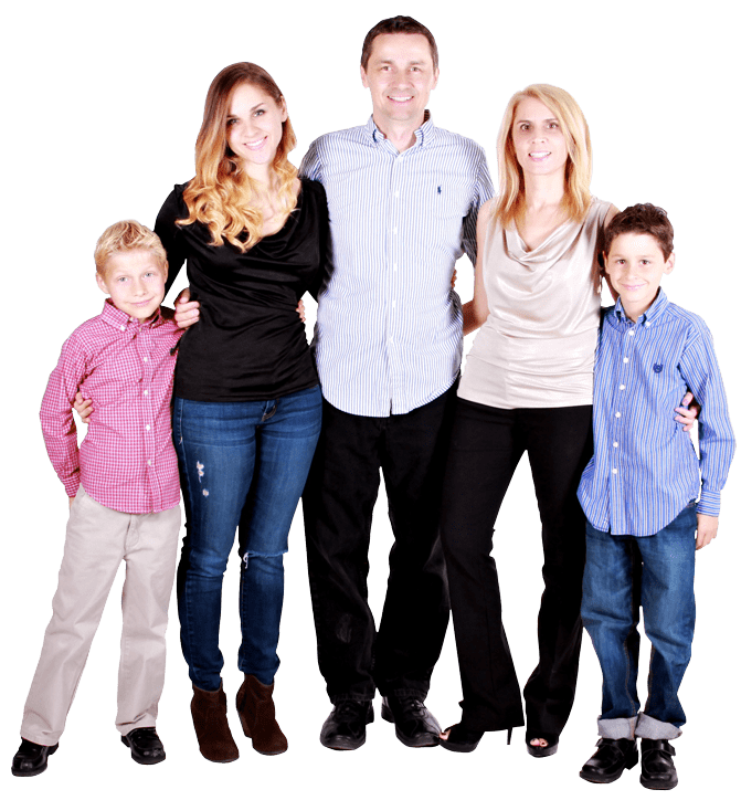 Energetic Tree Lopping is a family business family photo